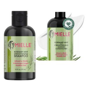 𝗠𝗜𝗘𝗟𝗟𝗘 Organics Mint Strengthening Shampoo/Conditioner 3.2 fl oz (95 mL)🟢